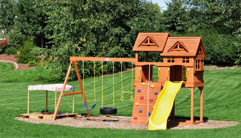 Wooden Playset Installation in Boulder, CO